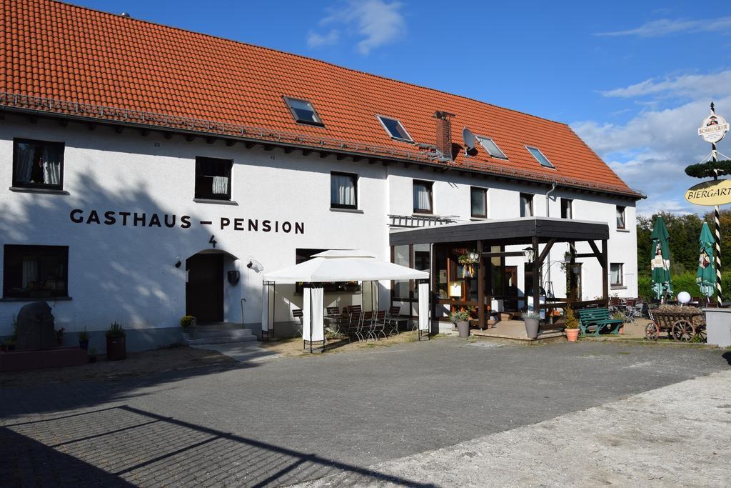 Gasthof Bergfriede Lindenfels Exterior foto